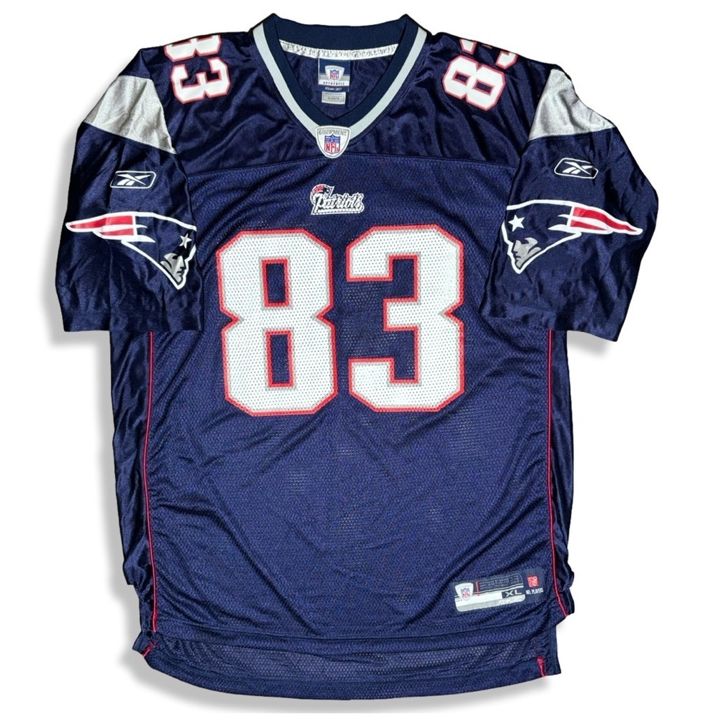 Vintage Reebok NFL New England Patriots Wes Welker Jersey